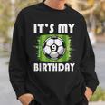 9 Years Old Kids Soccer Player 9Th Birthday Boy Sweatshirt Gifts for Him