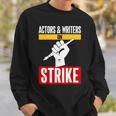 Actors And Writers On Strike Fair Wages I Stand With Wga Sweatshirt Gifts for Him