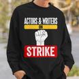 Actors And Writers On Strike I Stand With Writers Guild Wga Sweatshirt Gifts for Him