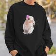 Adorable Rabbit Bunny Cute Drawing Art Illu Sweatshirt Gifts for Him