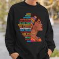 African Girl Junenth 19Th June 1865 - Black History Month Sweatshirt Gifts for Him