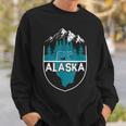 Alaska Bear | Nature Alaskan Mountains Sweatshirt Gifts for Him