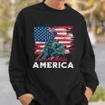 America Military Soldiers Veteran Usa Flag Sweatshirt Gifts for Him