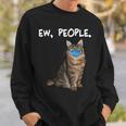 American Bobtail Ew People Cat Wearing Face Mask Sweatshirt Gifts for Him