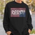 American Flag Resist Upside Down United StatesSweatshirt Gifts for Him