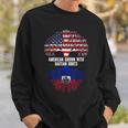 American Grown With Haitian Roots Usa Flag Sweatshirt Gifts for Him