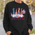 American Patriotic Gnomes Usa Independence Day 4Th Of July Sweatshirt Gifts for Him