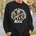 Anatolian Shepherds Rock Cool Dog Trio Playing Guitar Sweatshirt Gifts for Him