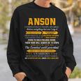 Anson Completely Unexplainable Name Front Print 1Kana Sweatshirt Gifts for Him