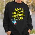 Anti Skinny Lifting Club Weightlifting Bodybuilding Fitness Sweatshirt Gifts for Him