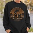 Arcadia Florida Fl Rodeo Cowboy Sweatshirt Gifts for Him