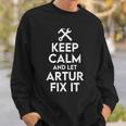Artur Handyman Birthday Name Personalized Artur Mechanic Sweatshirt Gifts for Him