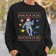 Astronaut Space Planets Lover Ugly Christmas Sweater Style Sweatshirt Gifts for Him