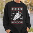 Astronaut Ugly Christmas Sweater Xmas Space Lover Boys Pj Sweatshirt Gifts for Him