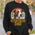 Austrian Pinscher Dog Dad Retro My Dogs Are My Cardio Sweatshirt Gifts for Him