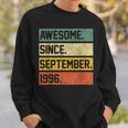 Awesome Since September 1996 27 Years Old 27Th Birthday Sweatshirt Gifts for Him
