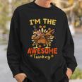 Awesome Turkey Matching Family Group Thanksgiving Party Pj Sweatshirt Gifts for Him