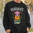 Axolotl Books Readsalotl Reading Bookworm Boys Girls Kids Reading Funny Designs Funny Gifts Sweatshirt Gifts for Him