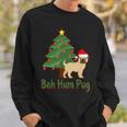Bah Hum Pug Awesome Thanksgiving Gif Sweatshirt Gifts for Him