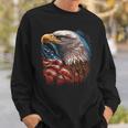 Bald Eagle Mullet American Flag Patriotic 4Th Of July Gift Sweatshirt Gifts for Him