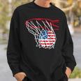 Basketball 4Th Of July American Flag Patriotic Men Boys Usa Sweatshirt Gifts for Him