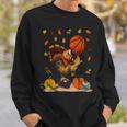 Basketball Player Turkey Day Thanksgiving Sport Sweatshirt Gifts for Him