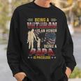 Being A Veteran Is An Honor Being A Papa Is Priceless Gift Gift For Mens Sweatshirt Gifts for Him