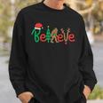Believe Bigfoot Sasquatch Santa Reindeer Christmas Tree Sweatshirt Gifts for Him