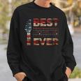 Best Dad Ever Guitar Chords Guitarist Father D-A-D Us Flag Sweatshirt Gifts for Him