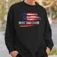 Best Dad Ever Us American Flag Dad Gifts Fathers Day Sweatshirt Gifts for Him