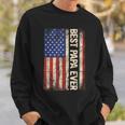 Best Papa Ever Us American Flag Gifts For Fathers Day Men Sweatshirt Gifts for Him