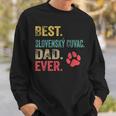 Best Slovenský Cuvac Dad Ever Vintage Father Dog Lover Sweatshirt Gifts for Him
