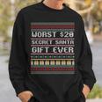 Best Worst $20 Secret Santa Ever Idea Sweatshirt Gifts for Him