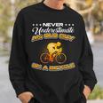 Bicycle Never Underestimate An Old Guy On A Bicycle Sweatshirt Gifts for Him