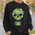 Big Ol Sneaker Head Green Color Graphic Sweatshirt Gifts for Him