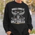 Biker Uncle Motorcycle Fathers Day For Fathers Sweatshirt Gifts for Him