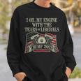 Bikers For Pro Trump 2020 Oil My Engine Motorcycle Rider Sweatshirt Gifts for Him