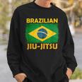 Bjj Brazilian Jiu Jitsu Distressed Flag Novelty Sweatshirt Gifts for Him