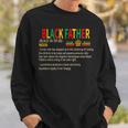 Black Father Noun Father Day African American Dad Black King Gift For Mens Sweatshirt Gifts for Him