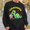 Bobasaurus | Cute Bubble Tea Boba Dinosaur Milk Lover Gift Dinosaur Funny Gifts Sweatshirt Gifts for Him