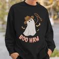 Boohaw Ghost Halloween Cowboy Cowgirl Costume Retro Sweatshirt Gifts for Him