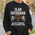 Buchanan Clan Scottish Name Coat Of Arms Tartan Family Sweatshirt Gifts for Him