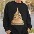 Buddha Borobudur Mindfulness Metta Lovingkindness Meditation Sweatshirt Gifts for Him