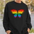Butterfly Rainbow Print Rainbow Butterfly Sweatshirt Gifts for Him