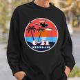 C-21 Learjet Firebass Vintage Sunset Sweatshirt Gifts for Him