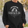 Carmel-By-The-Sea Ca Sailboat Vintage Nautical Sweatshirt Gifts for Him