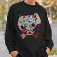Chainsaw Goth Bunny Zombie Alt Punk Grunge Clothing Voodoo Goth Sweatshirt Gifts for Him