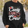 Christmas Candy Lover Xmas Candy Cane Crew Sweatshirt Gifts for Him
