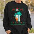 Christmas In July Summer Santa Ugly Xmas Sweater Tropical Sweatshirt Gifts for Him