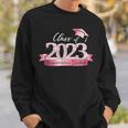 Class Of 2023 Congratulations Graduate Pink Black Outfit Sweatshirt Gifts for Him